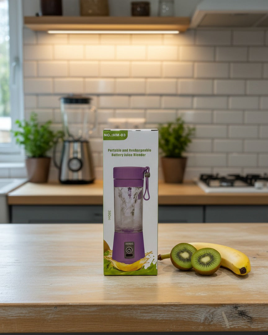 Portable and Rechargeable Battery Juice Blender & Mixer
