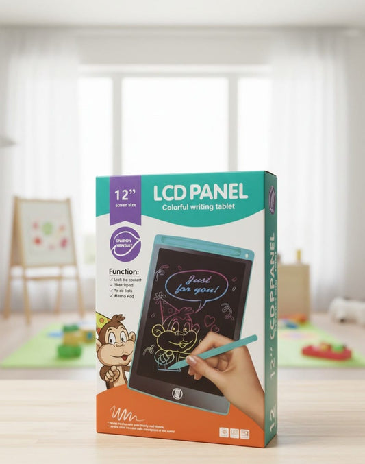 Multicolor 10" | 12" Display LCD Drawing Writing Tablet for Kids