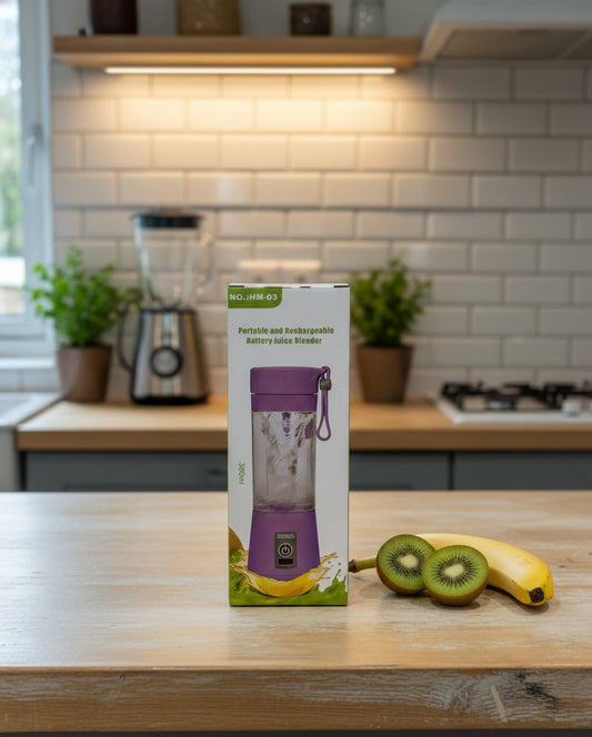 Portable and Rechargeable Battery Juice Blender & Mixer